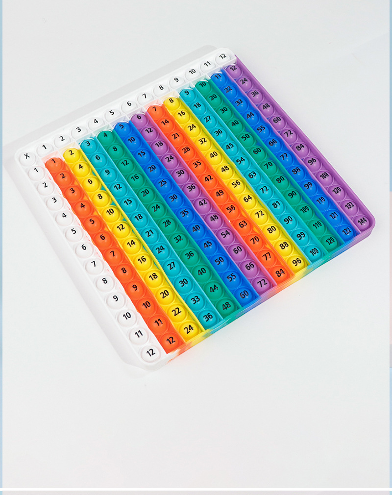 小学生九九乘法口诀表硅胶灭鼠先锋益智科教玩具按压泡泡学生文具详情12