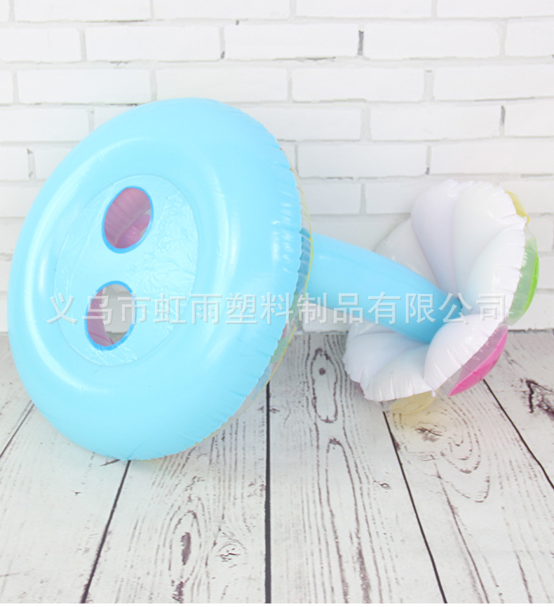 蘑菇艇水上充气儿童玩具座圈带翅膀防侧翻游泳圈婴儿坐圈批发详情9