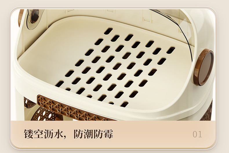 Mesa a prueba de polvo soporte de almacenamiento de tazas soporte de taza de agua estantería de almacenamiento juego de té taza de café caja de almacenamiento pic 18