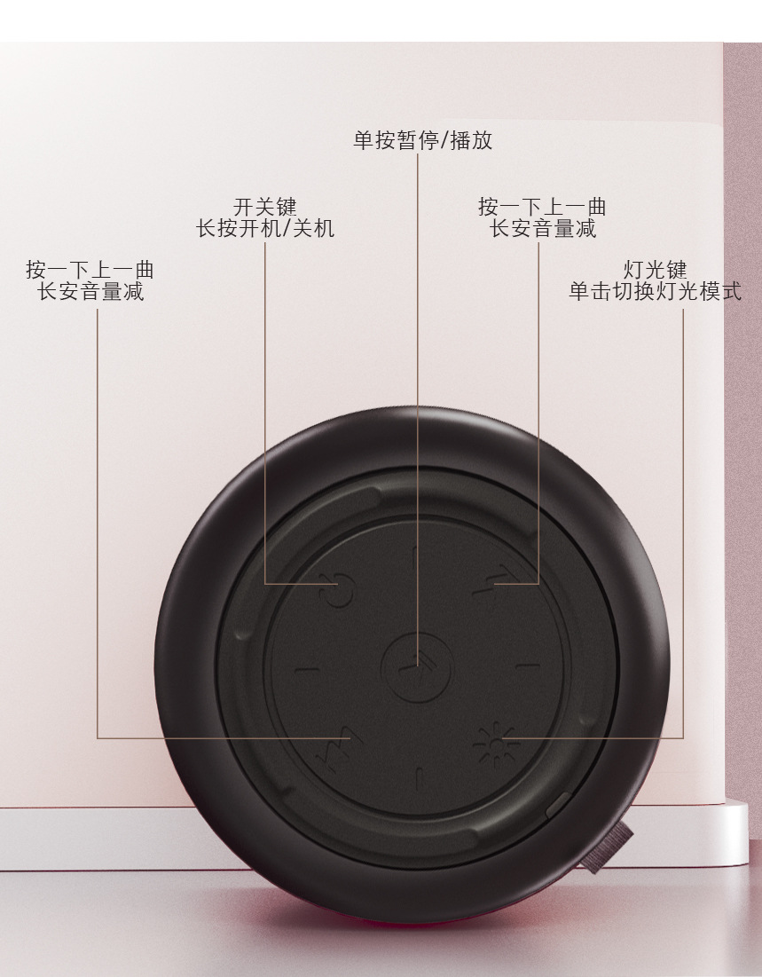 2025 New Bluetooth speaker, subwoofer, mini and fresh desktop speaker, high sound quality, portable for outdoor use pic 14