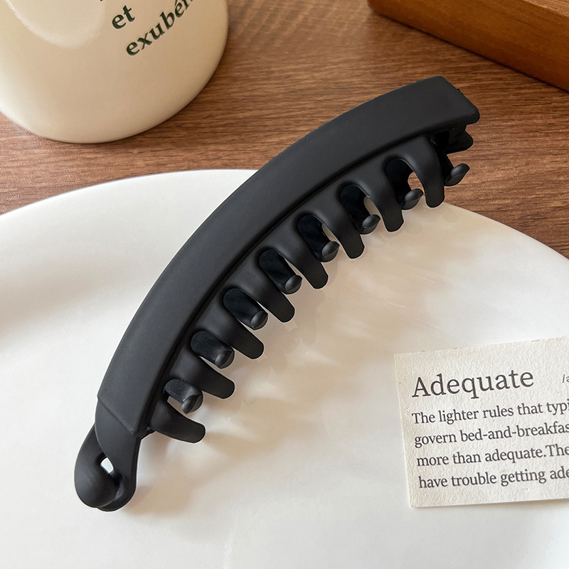 Lazy banana clipper, a powerful hair clip, a high ponytail fixing tool, a high-end hairpin at the back of the head, a vertical hair clip accessory for women pic 8