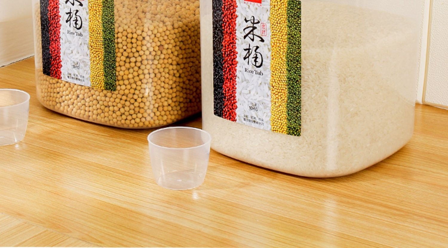 1F13装面米桶防虫防潮密封米箱缸10斤20家用大米面粉储存罐收纳盒详情4