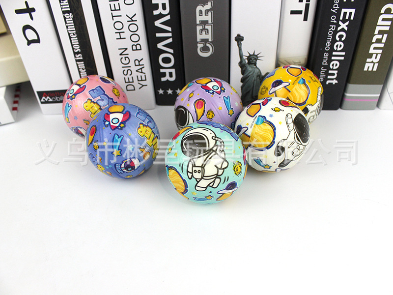 Cross-border Amazon PU sponge foam astronaut squeeze release ball, children and teenagers outdoor sports elastic ball pic 6