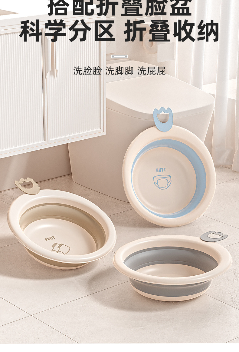 大号婴儿洗澡盆浴盆宝宝可折叠幼儿坐躺浴桶小孩家用新生儿童用品详情13