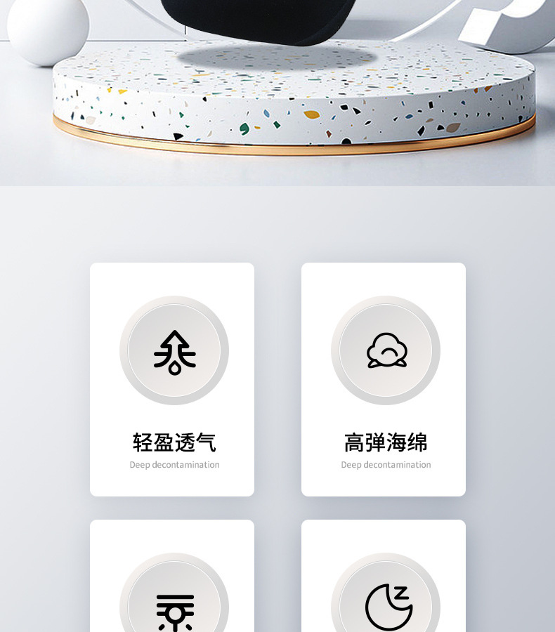 成人儿童单眼黑眼罩 独眼遮盖遮光弱视矫正3D立体斜视 左右眼海盗详情3