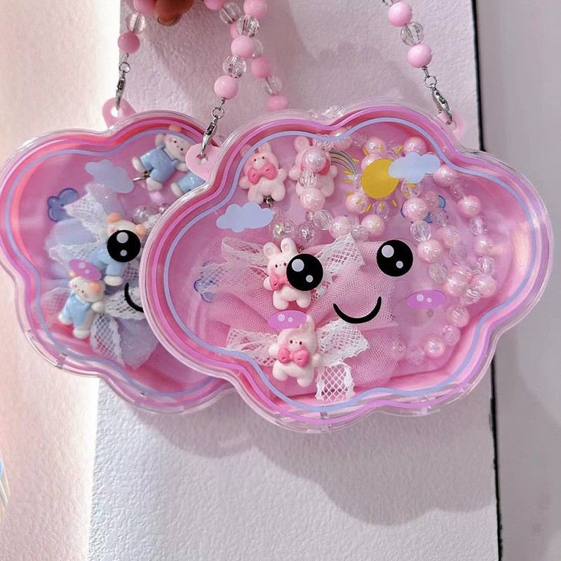 儿童首饰套装儿童发圈手链发夹套装儿童首饰礼盒动物包包儿童饰品详情23