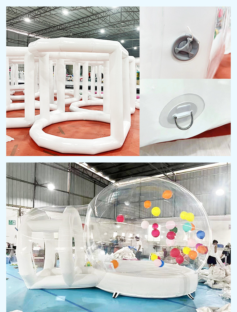 网红星空泡泡屋充气星空顶户外透明充气帐篷露营帐篷充气泡泡屋详情21