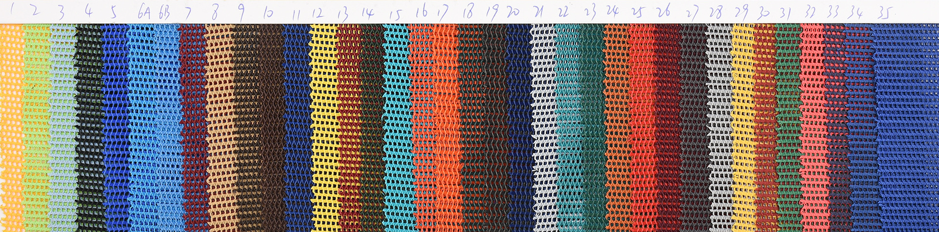 Wholesale of 012-6 polyester thickened cap mesh fabric for luggage, shoes, handbags, baseball caps and breathable mesh fabric pic 5