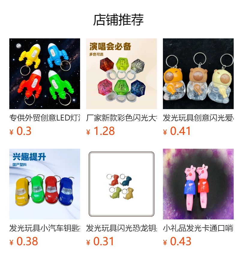 仿真马卡龙色迷你相机发光玩具钥匙扣挂件厂家批发详情9