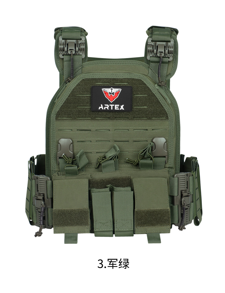 Yitu Cross-border Quick-release 500D nylon tactical vest, tactical outdoor equipment, Laser 6094 tactical vest and vest gear pic 24