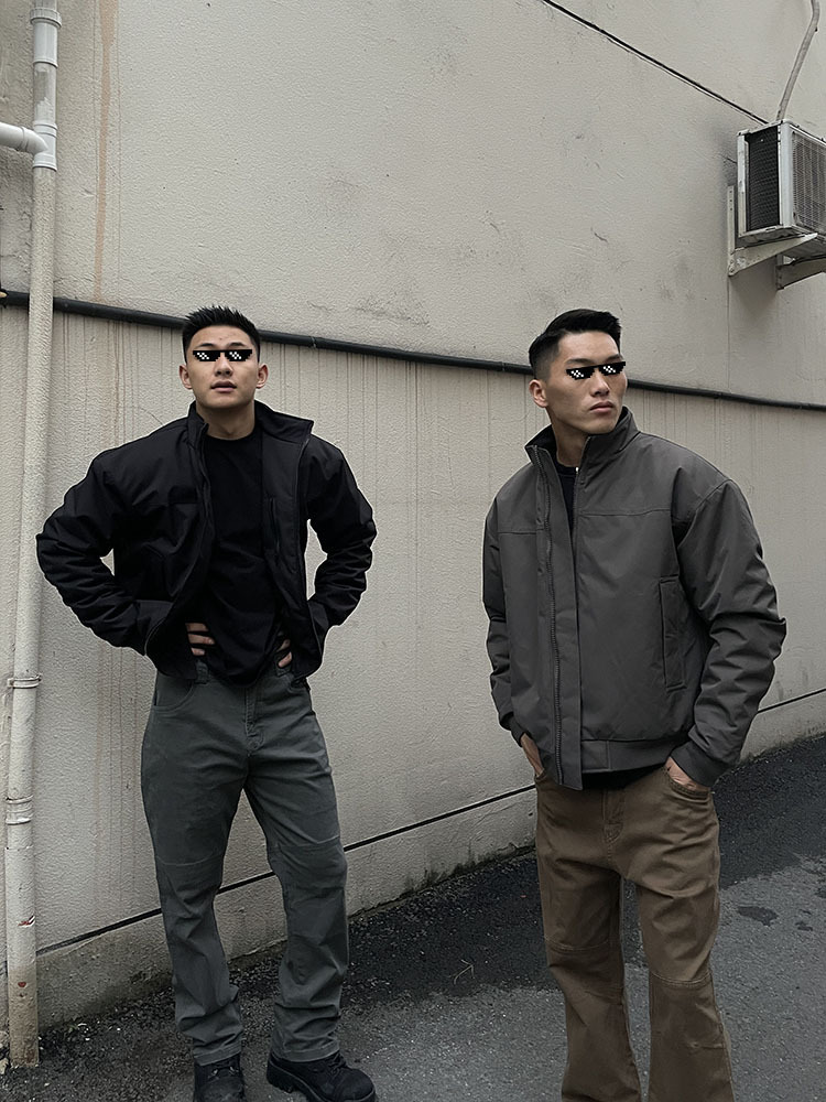 GTAL three-proof flight jacket cotton-padded jacket for men, spring tough guy outfit, American work jacket, thickened warm cotton-padded jacket pic 6