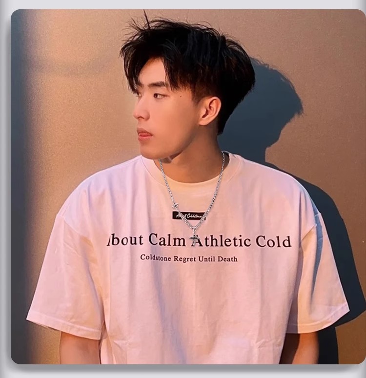 十字架吊坠男士项链潮牌百搭男款潮流男生嘻哈小众高级感链子配饰详情5