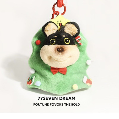 新款编织毛线帽毛绒蜜蜂小狗玩偶包挂件可爱ins风情侣钥匙扣配饰详情7