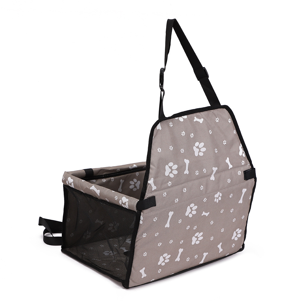 Rongka Pet Cross-border Car Pet Bag, Cute Printed Portable Pet Bag, Oxford Cloth Car Pad Pet Hanging Bag, Pet Travel Bag pic 11