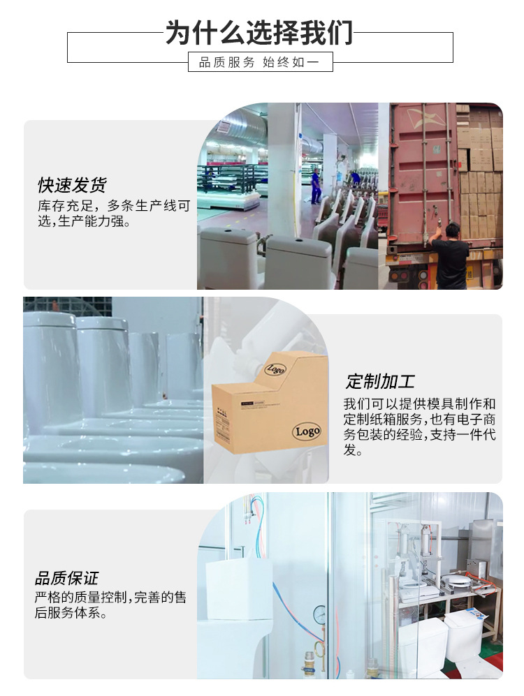 Toilet, household sitting toilet, siphonic large pipe, anti-odor and anti-splash large pipe project, ceramic seat toilet pic 4