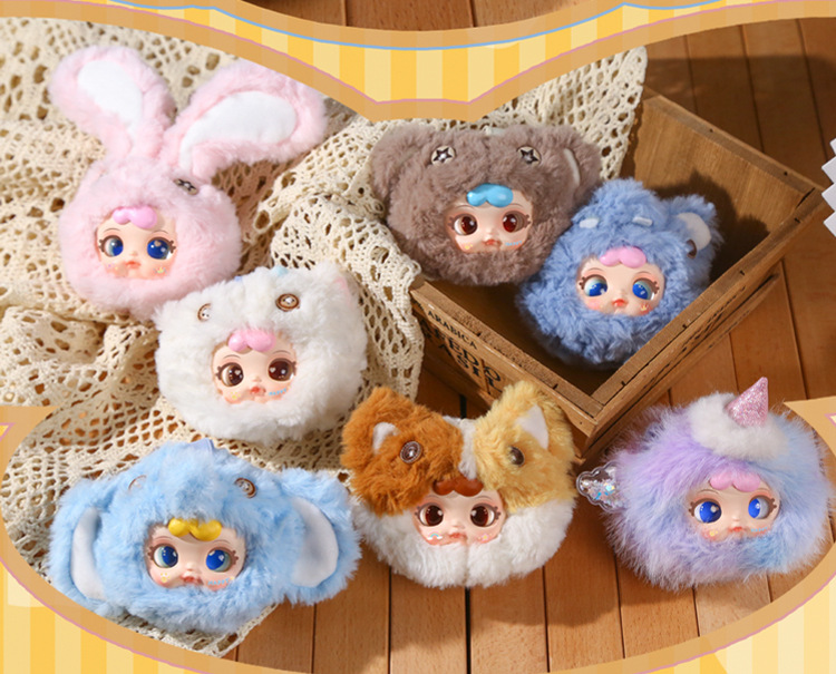 DUDU Cute Pet Zoo pendants, plush blind boxes, trendy bags, decorative pendants, factory direct sales and wholesale pic 14
