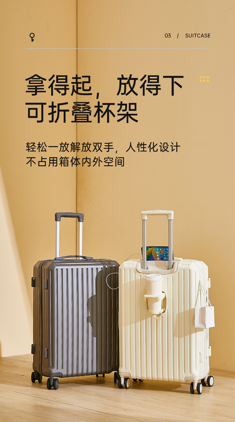 行李箱拉杆箱女2025新款登机小型密码箱旅行结实耐用加厚款箱包详情12