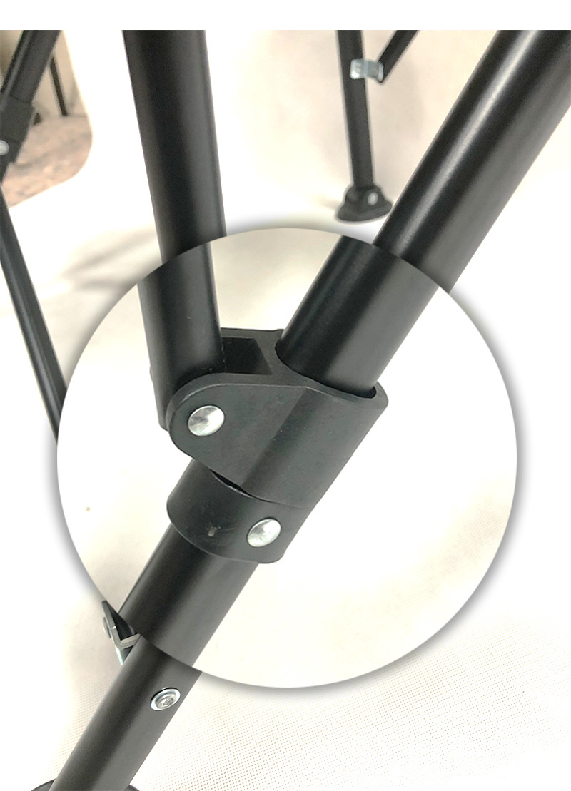 靠背旋转椅扶手挺腰躺椅跨境露营可调节凳子便携式加棉户外折叠椅详情6