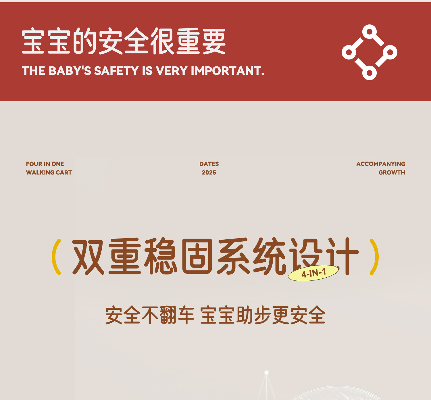 新款儿童学步车侧翻手推车多功能音乐益智积木创意可爱翻盖助步车详情20