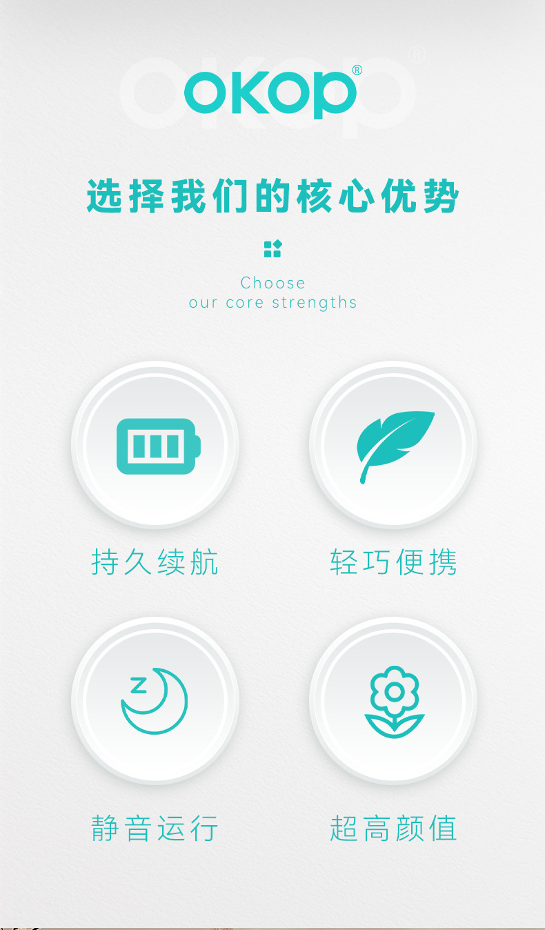 F09数显便携手持高速小风扇跨境桌面随身携带外出持久续航静音详情4