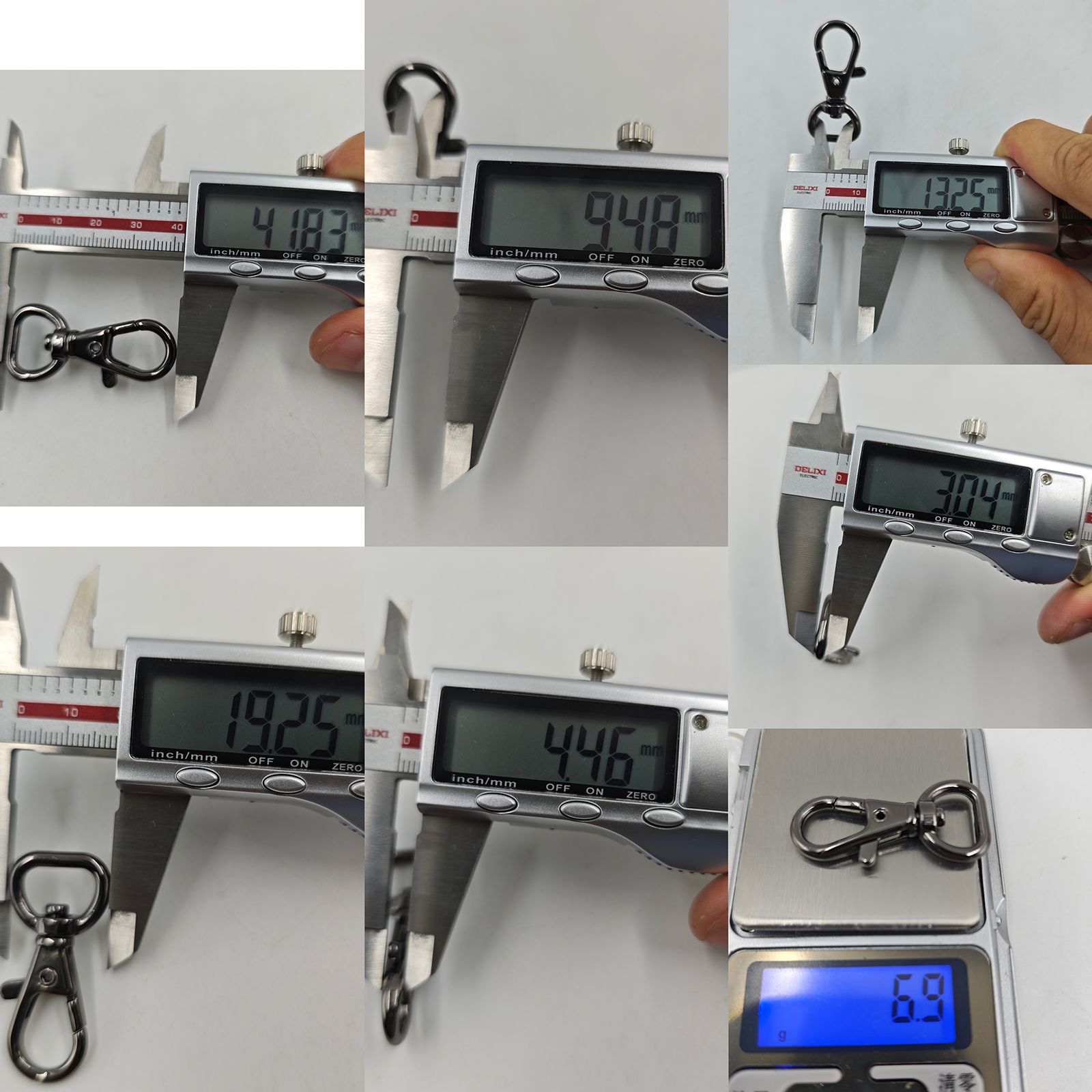 厂家直供锌合金鱼嘴扣狗扣小扣龙虾扣弹弓扣饰品钥匙扣