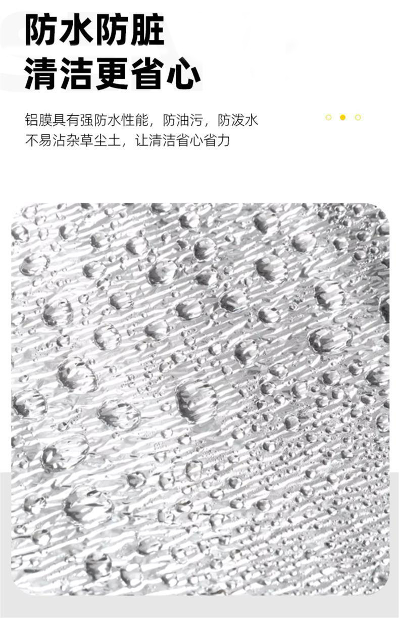 帐篷隔温防潮垫户外加厚露营家用打地铺铝箔膜野餐隔潮垫子地垫详情8