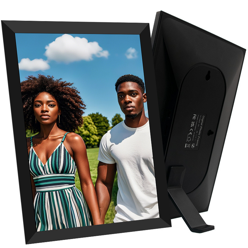 2025新款10寸云相框窄边超薄智能32G视频播放触摸Frameo数码相框详情9