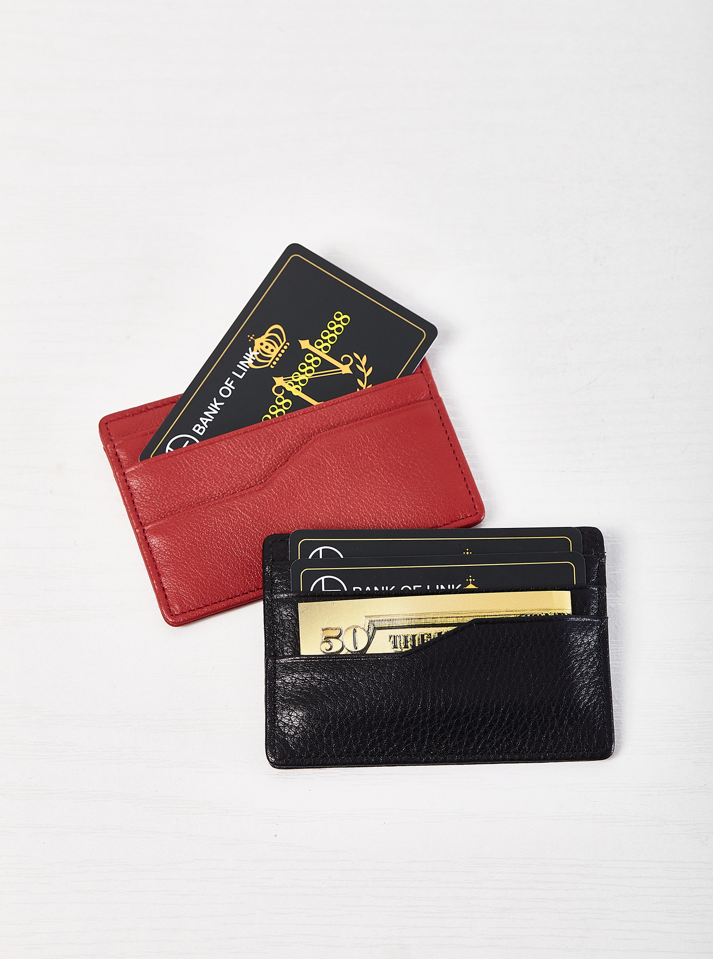 佰缔皮具跨境现货卡包大容量多卡位银行卡包男女同款头层牛皮卡套详情7