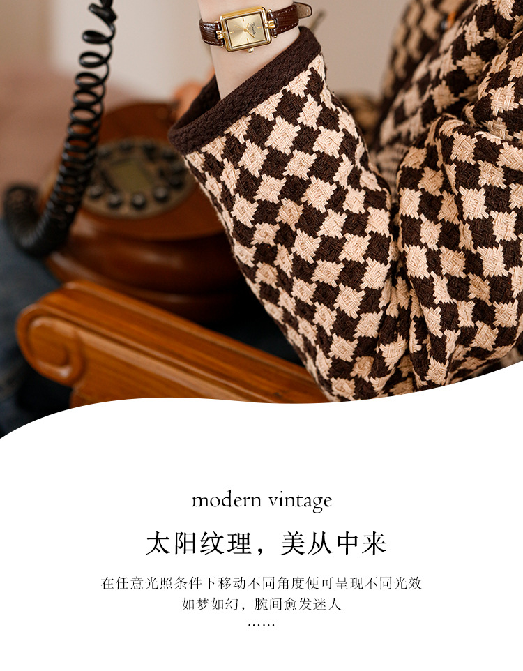 2023新款依文琳正品手表气质女款女士复古小众轻奢女小方表送女友详情8