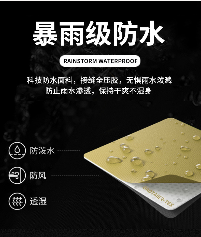 冲锋衣三合一男女款冬装两件套可拆卸防风防水保暖加厚滑雪工作服详情4