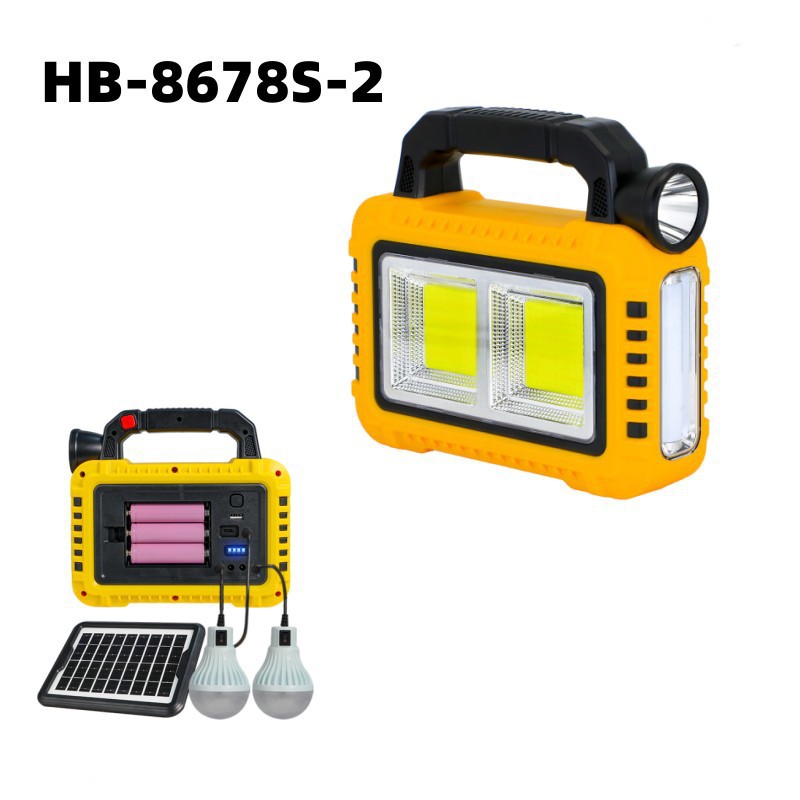 Cross-border solar multi-functional portable lamp, outdoor emergency light, camping lamp, portable high-intensity flashlight pic 1