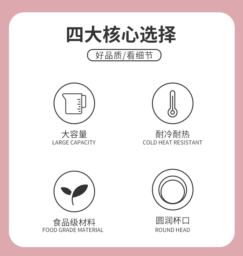 万福麦纤维塑料口杯卡通漱口杯饮水杯牙刷杯家用马克杯详情2