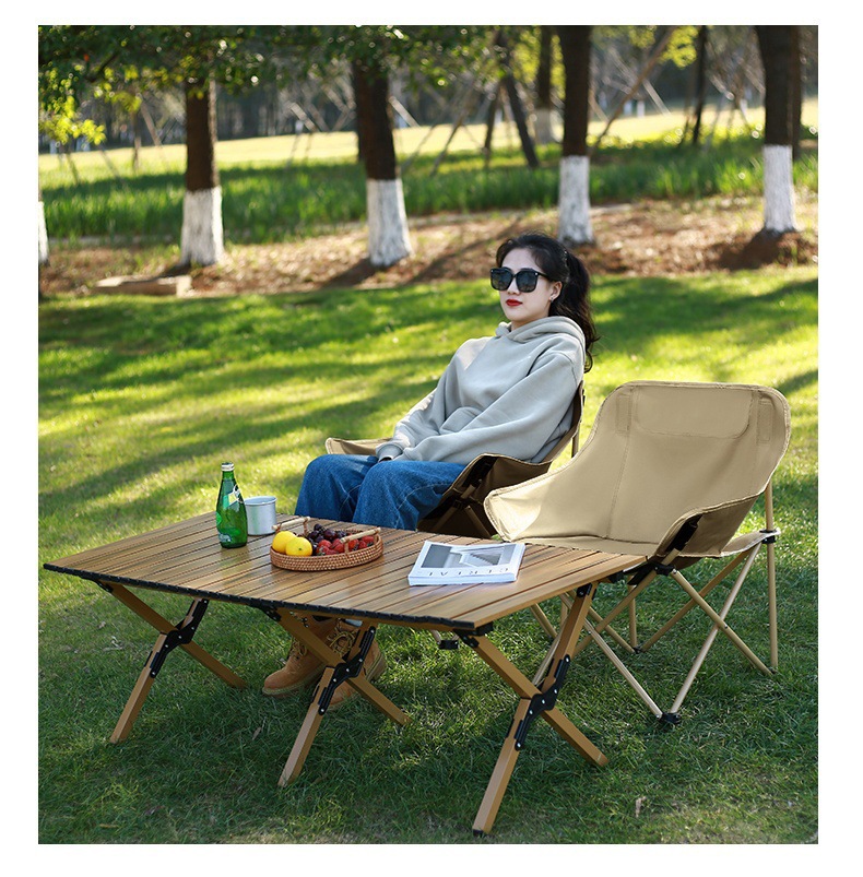 洋公子户外月亮椅高背可调节折叠椅露营钓鱼椅野营靠背椅户外野营详情17