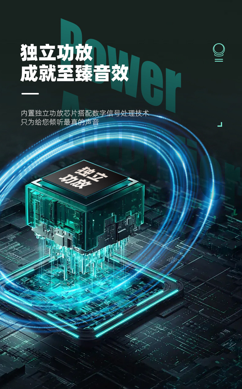 Creative smart Bluetooth speaker, clock, alarm clock, insert TF card, connect to computer, speaker, wireless charger, makeup mirror, ambient light pic 7