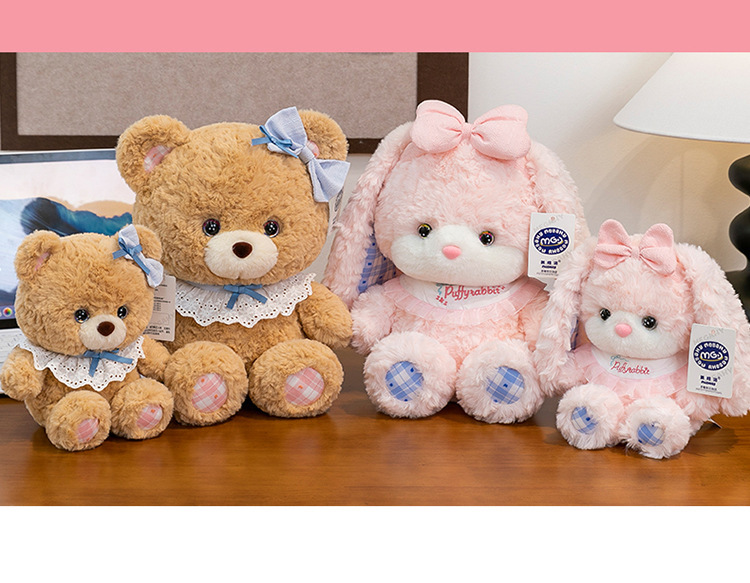 New cute and adorable rabbit doll, a trendy plush toy with a sweet and heartwarming birthday gift pic 15