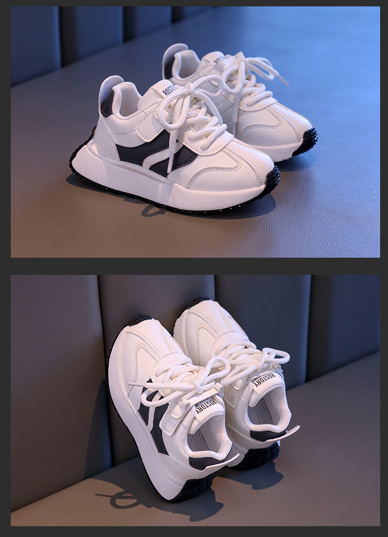 儿童鞋子女童老爹鞋2024新款男童四季休闲运动鞋中大童百搭阿甘鞋详情8