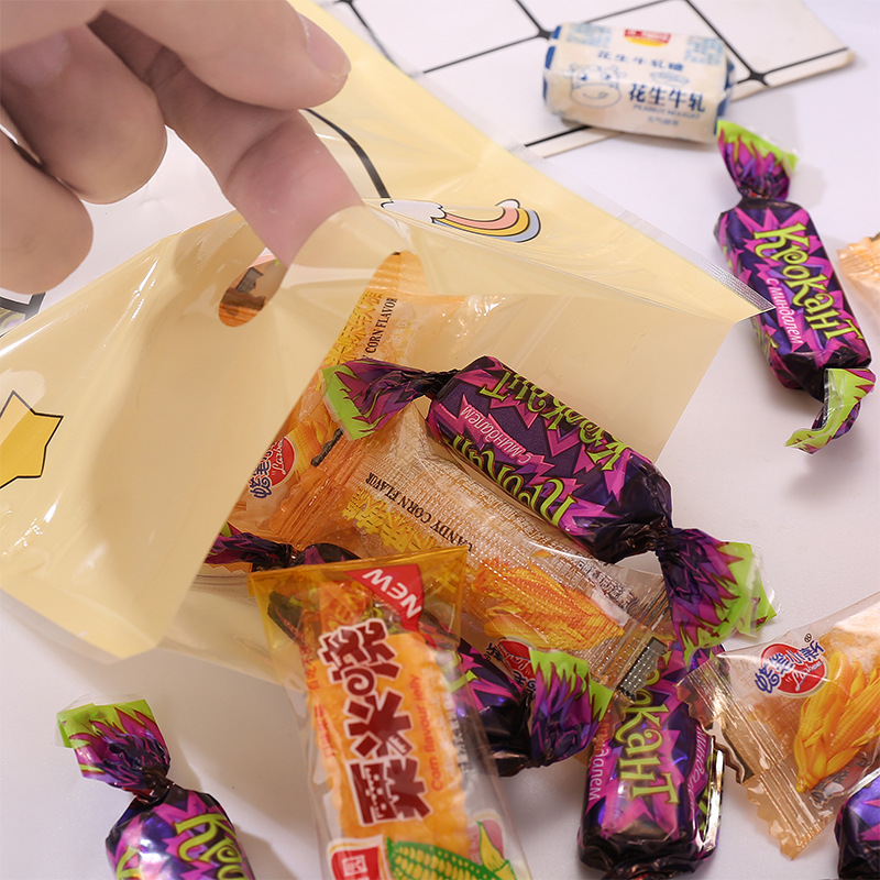 In-stock Little White Rabbit milk candies, snacks, self-sealing stand-up bags, cookies, nuts, packaging, sealed plastic bags, wholesale, cross-border pic 4