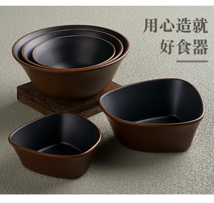 密胺碗拉面碗仿瓷碗餐具牛肉汤粉碗商用麻辣烫大碗塑料面馆专用碗详情6