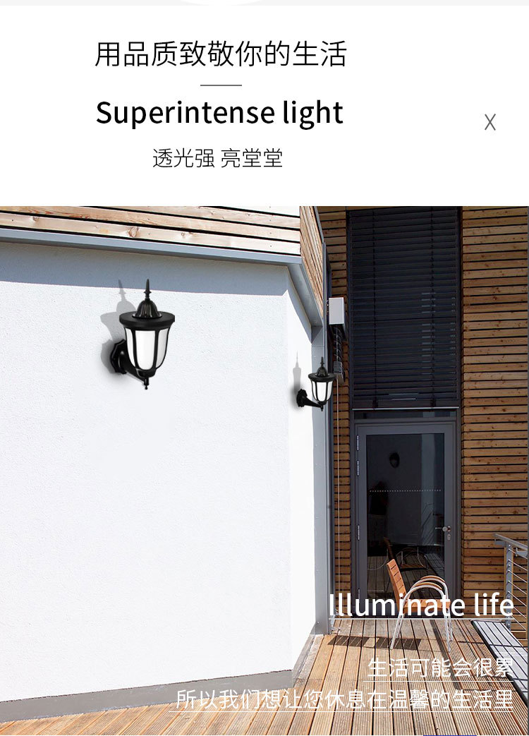 Solar-powered 96LED flame outdoor garden light, landscape floodlight, lawn light, ground plug lighting, sensor wall light pic 6