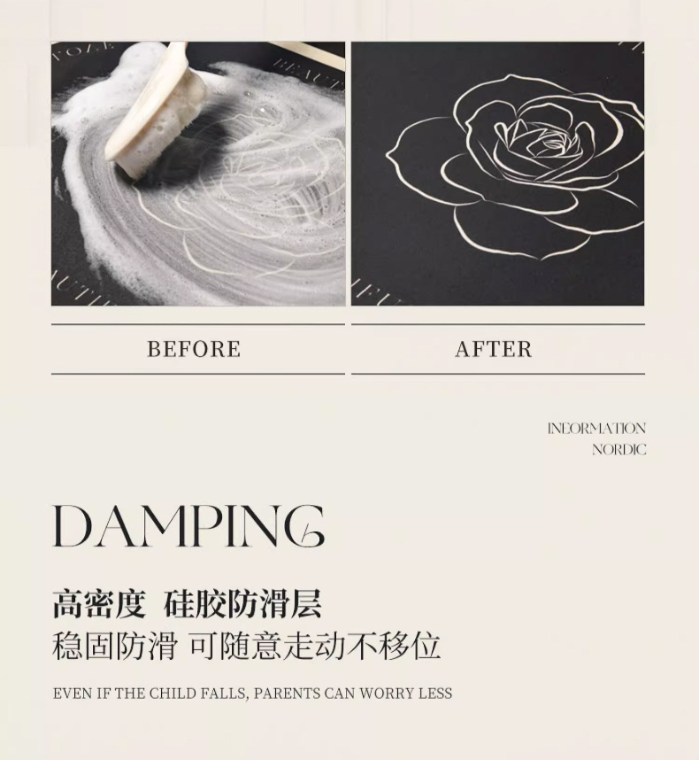 浴室吸水地垫卫生间门口硅藻泥门垫洗手间厕所防滑脚垫子卫浴地毯详情10