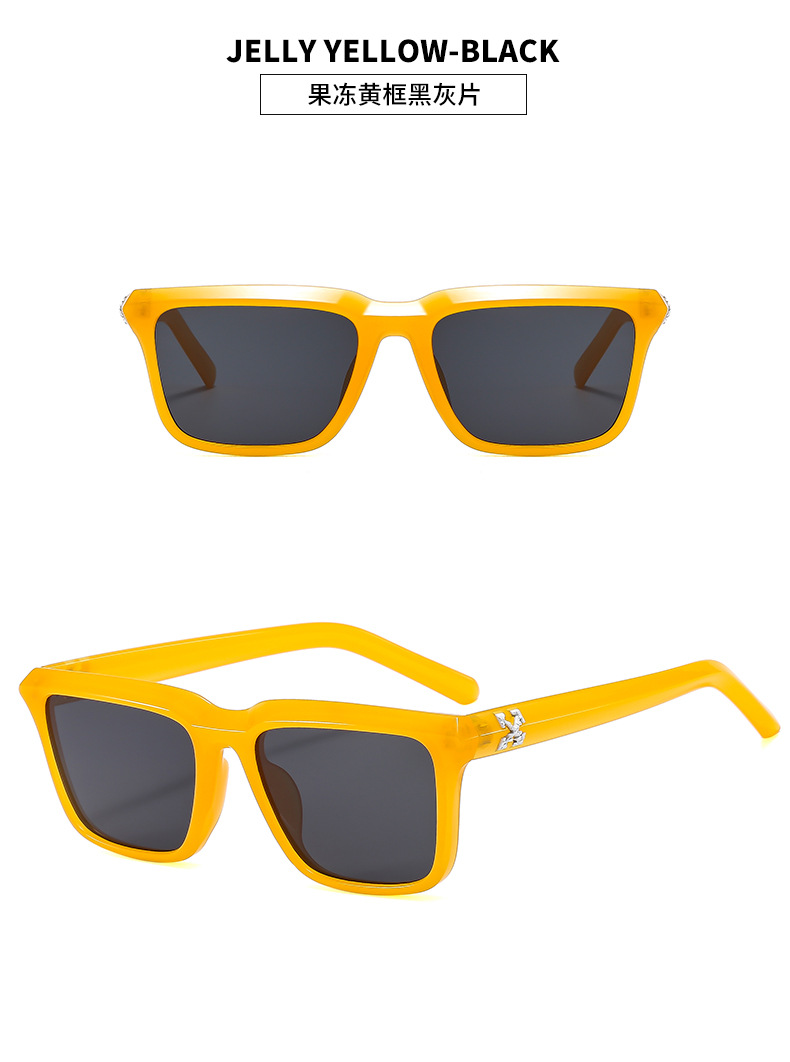 ins慵懒风格遮阳防晒太阳眼镜男 墨镜女高级感glasses太阳镜批发详情13