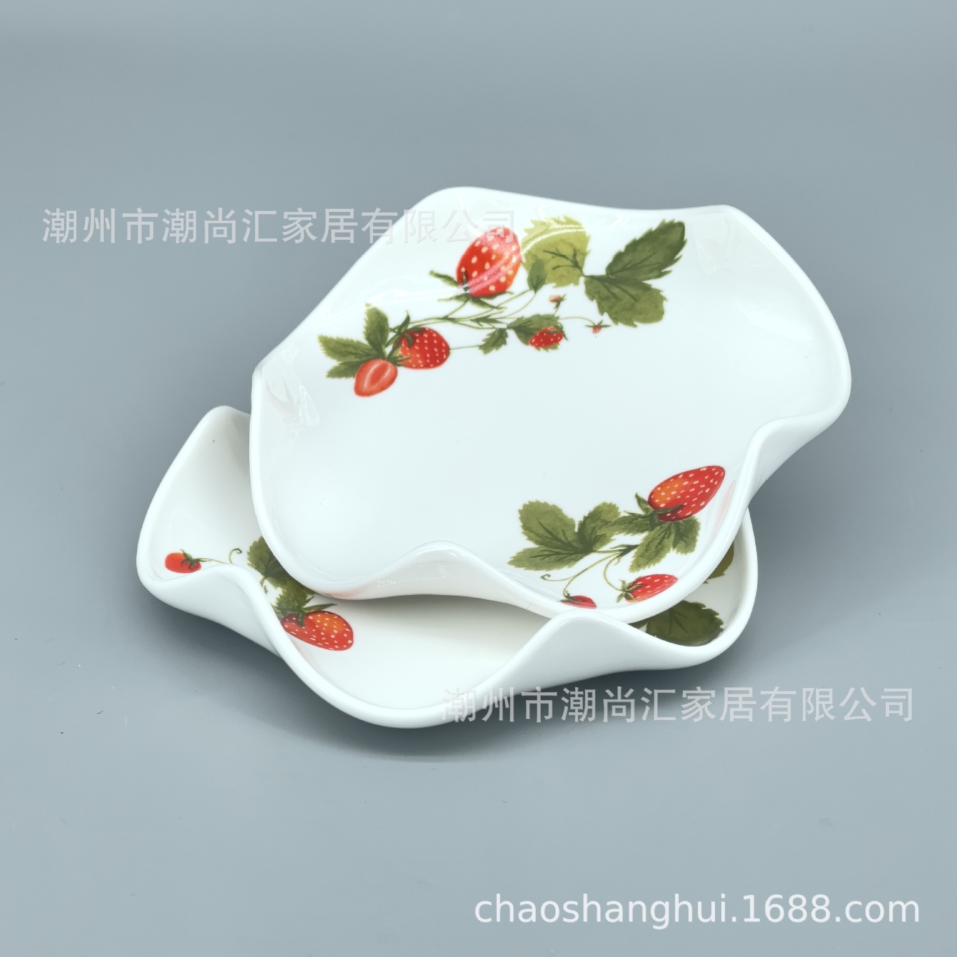 陶瓷勺托搁勺器家居厨房陶瓷花瓣形汤勺架小菜碟西餐餐具托首饰盘详情7