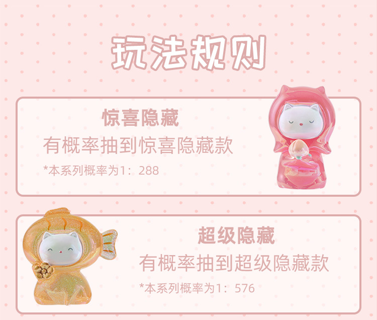 Creative and cute two-cartoon desktop ornaments for my cat, birthday gifts, blind boxes, figurines wholesale, healing and adorable beads pic 9