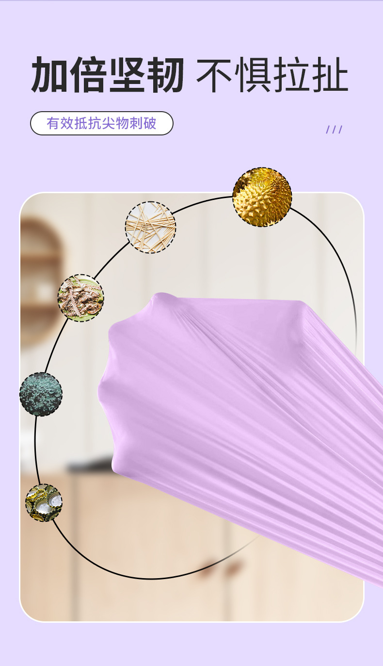 黑色垃圾袋家用加厚手提背心袋厨房卫生间日用百货加大号塑料袋详情8