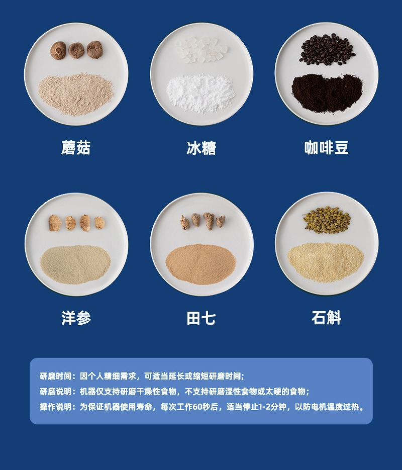 Household small grinding mill, ultra-fine grinding machine, coffee, five-grain and miscellaneous grain crusher, cell wall breaker pic 36