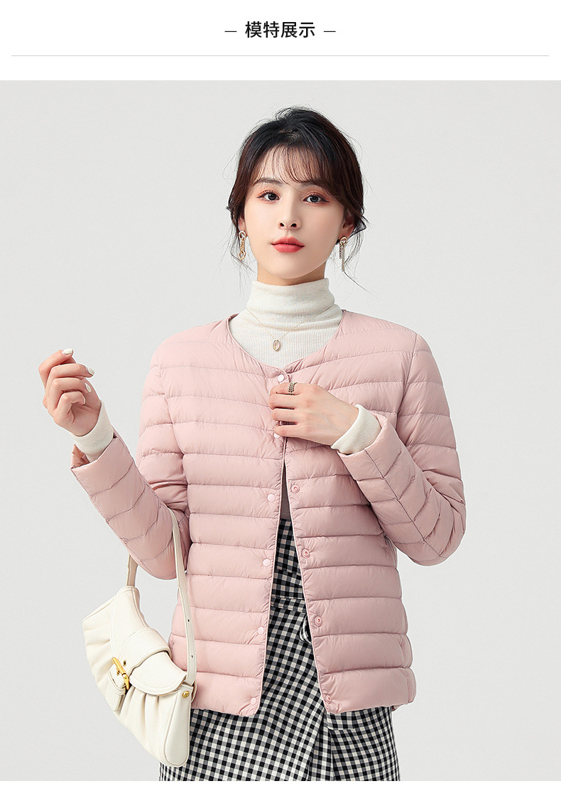 2025跨境新款轻薄羽绒服外套女秋冬羽绒服内胆轻型薄款时尚保暖详情14