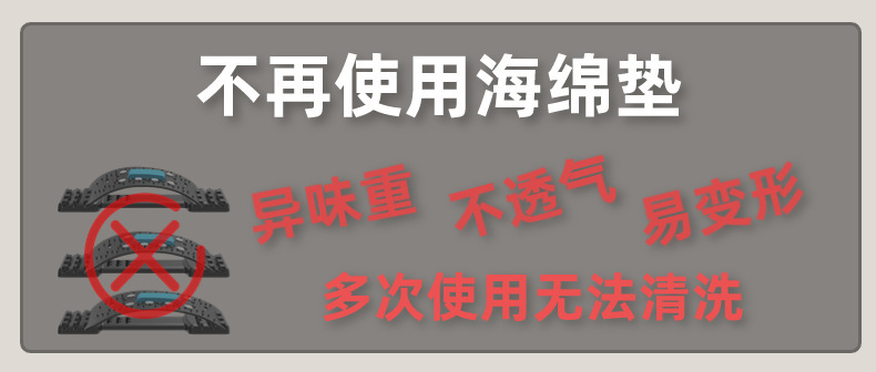 腰椎舒缓器腰部脊椎矫正腰部支撑开背神器瑜伽锻炼器材脊柱拉伸器详情5