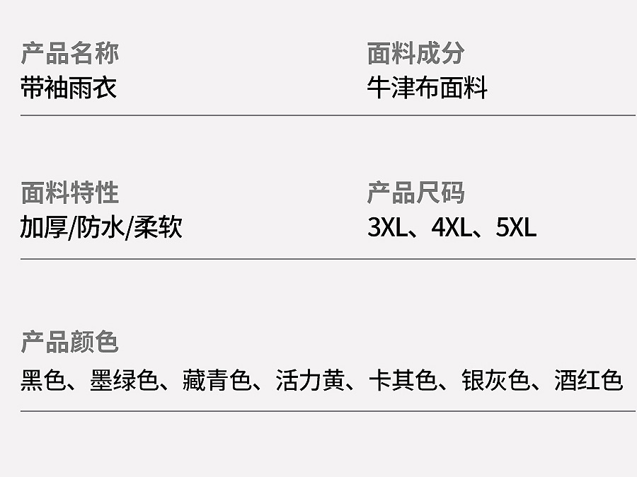 代发批发电动车带袖雨衣全身防暴雨摩托车加厚超大单人骑行雨披详情15