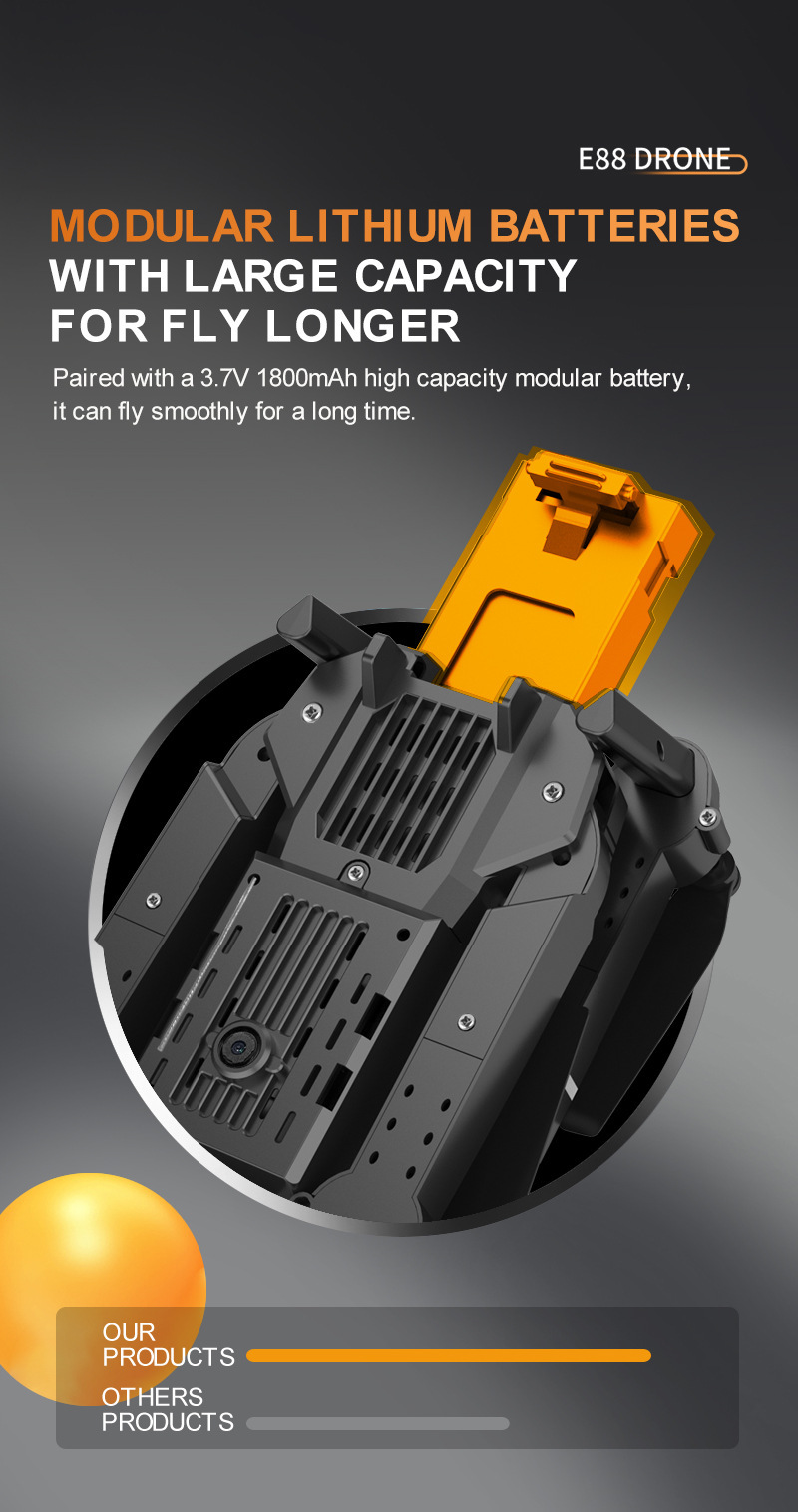 跨境E88&E99无人机遥控飞机工厂批发儿童玩具四轴飞机高清长续航详情19