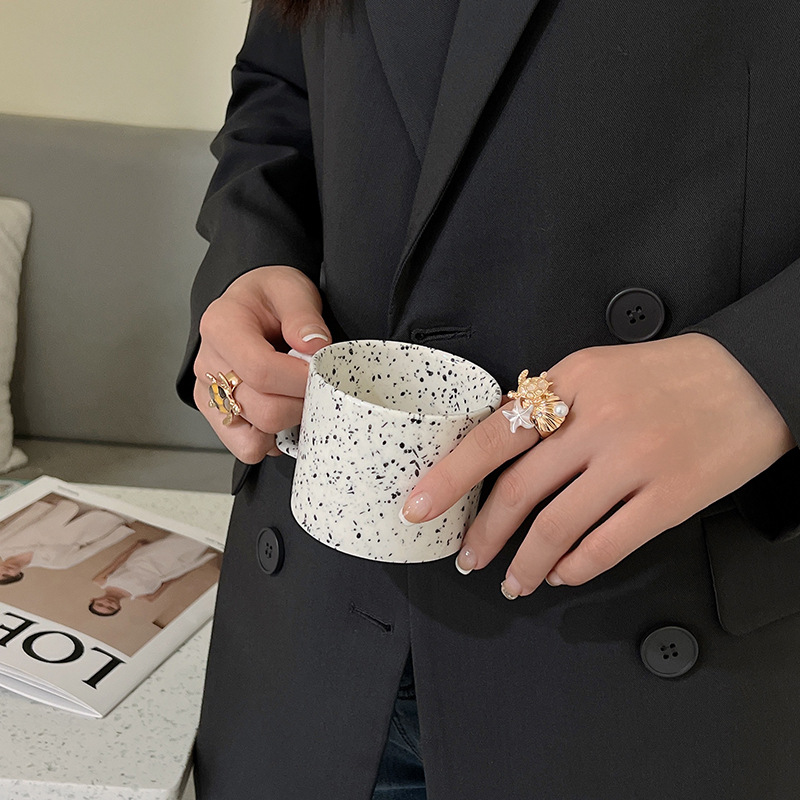 Amazon comercio exterior nuevo anillo viva alta moda personalidad tendencia alta costura joyería versátil europa y Estados Unidos al por mayor pic 5